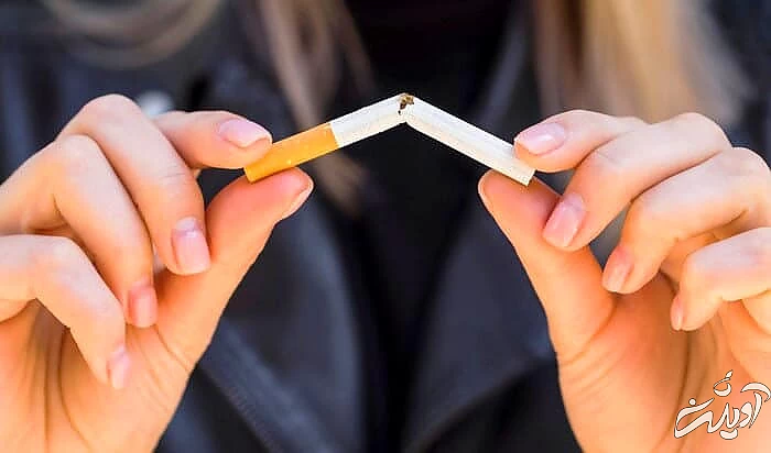 سیگار باعث چروک اطراف چشم ترک سیگار